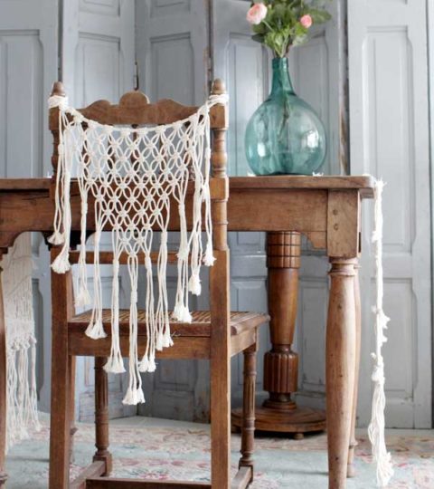 Macramé Pour Chaise