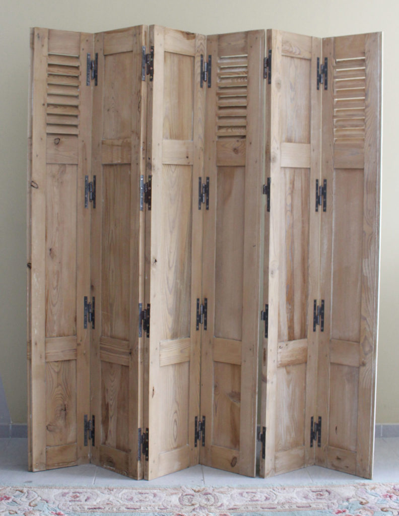 Paravent bois naturel  Atelier Carroussel
